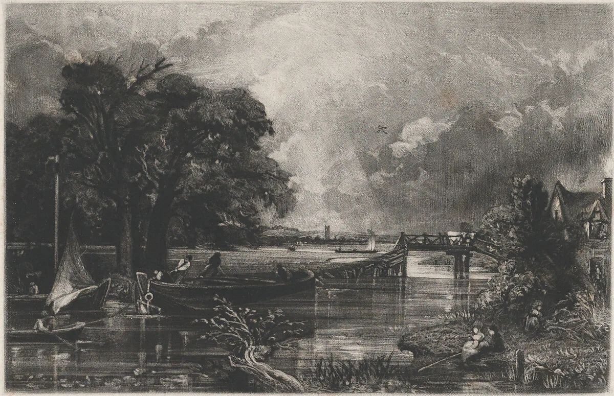River Stour — David Lucas|John Constable