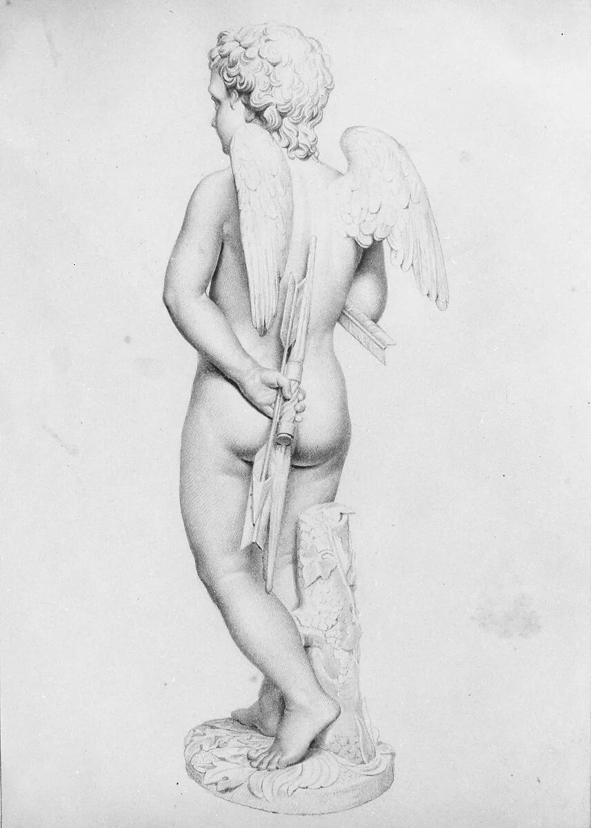Winged Cupid (from Cropsey Album) — Chauncey Bradley Ives