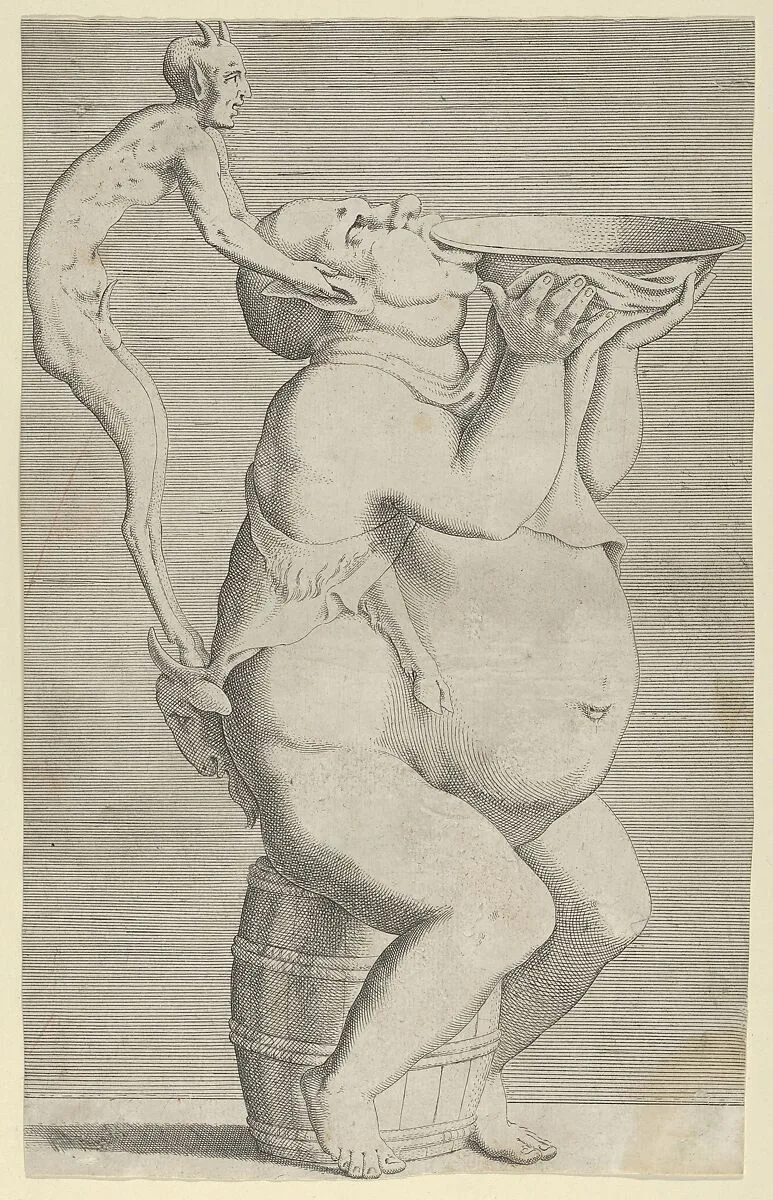 Silenus, as a Vase, Satyr Handle — Léon Davent