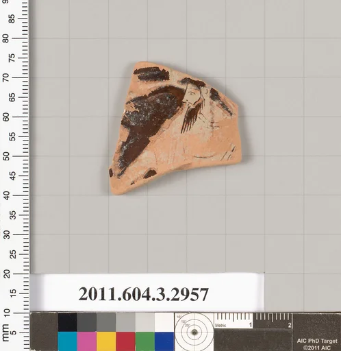 Terracotta fragment of a lekythos (oil flask)