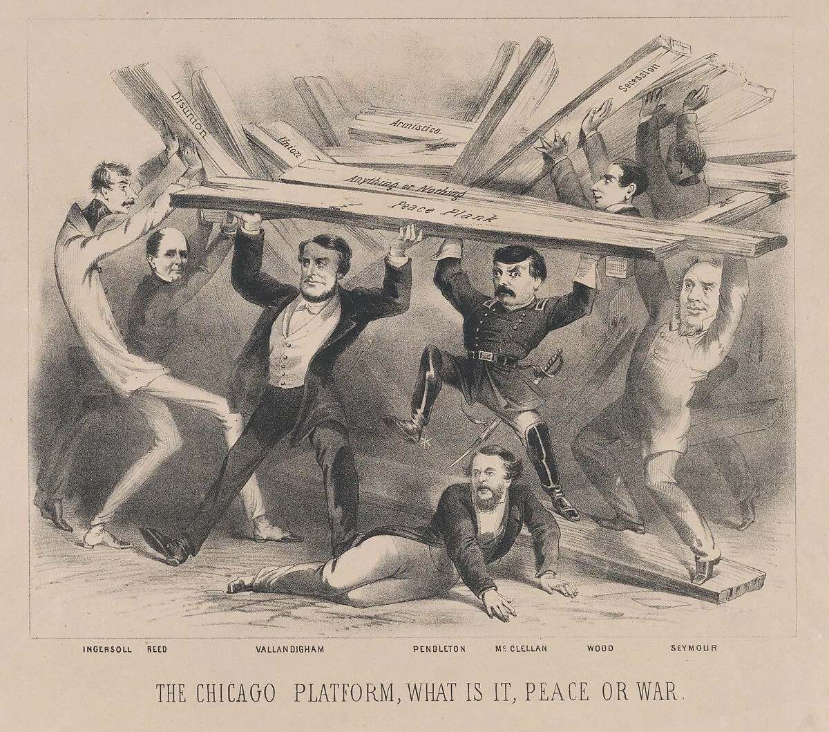 The Chicago Platform, What is It, Peace or War — Anonymous, American, 19th century