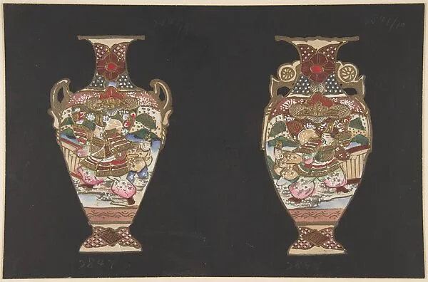 European porcelain designs in Japanese style — Unknown