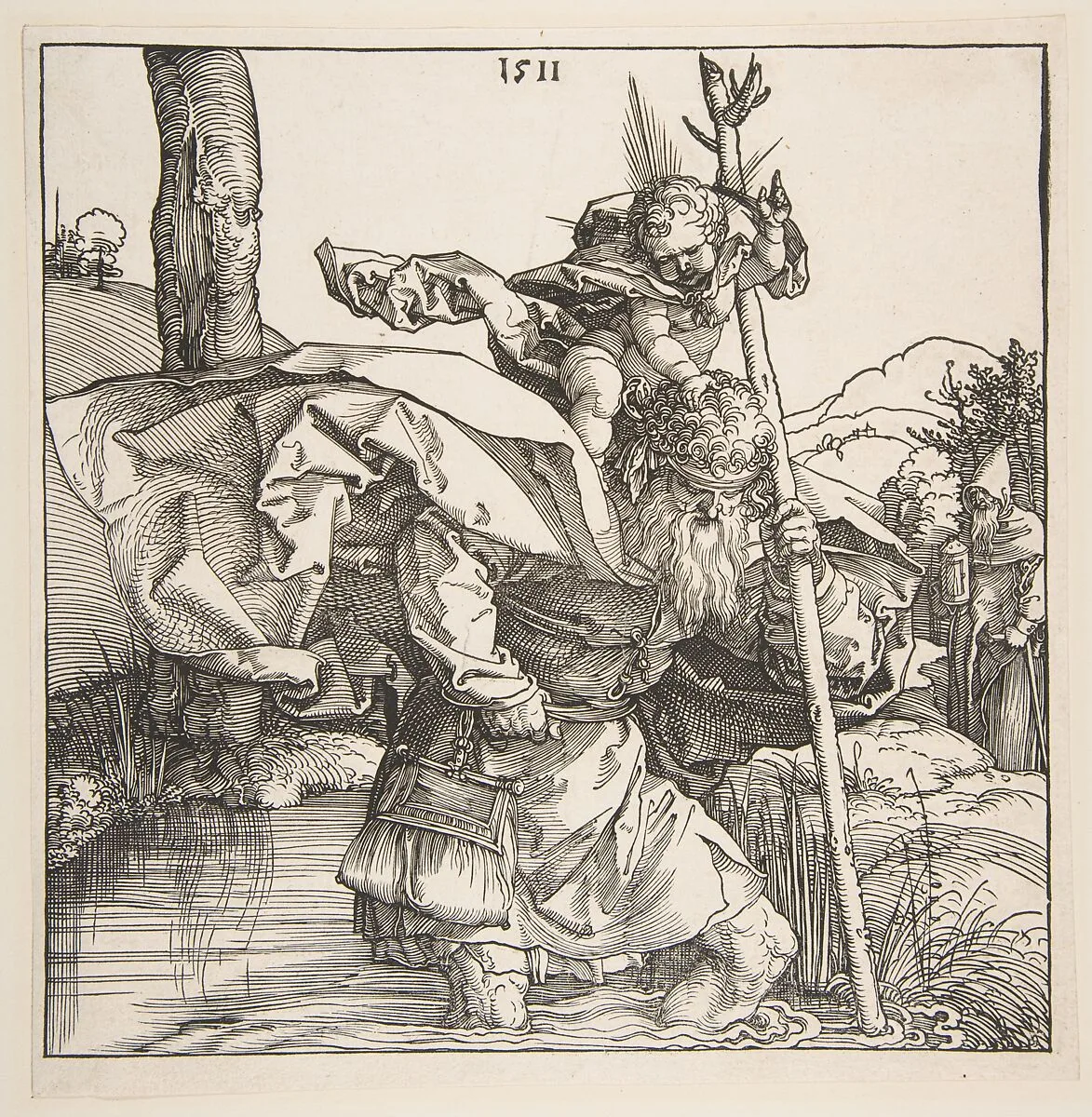 Saint Christopher — Albrecht Dürer