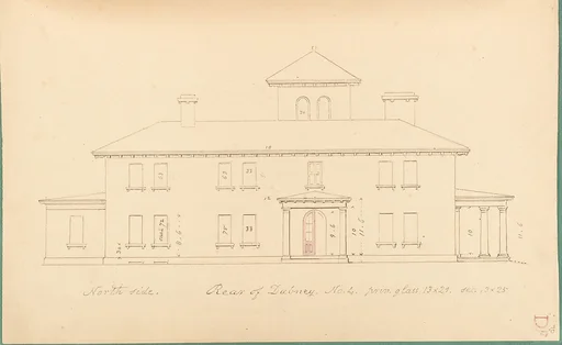 House of R. Dabney, Powhatan, Virginia (north [rear] side)