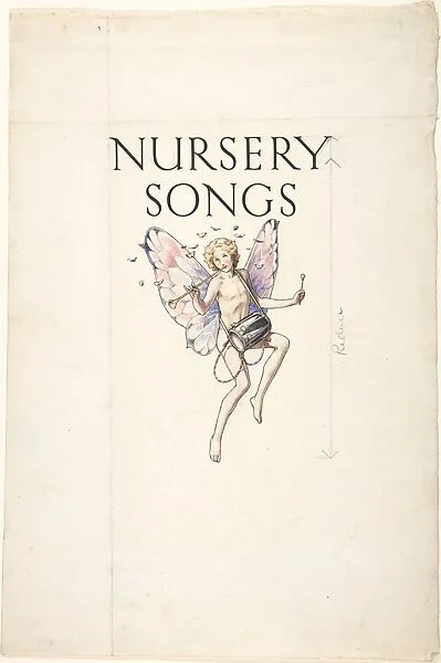 "Nursery Songs"―Half-title Design — Paul Vincent Woodroffe|Joseph Samuel Moorat