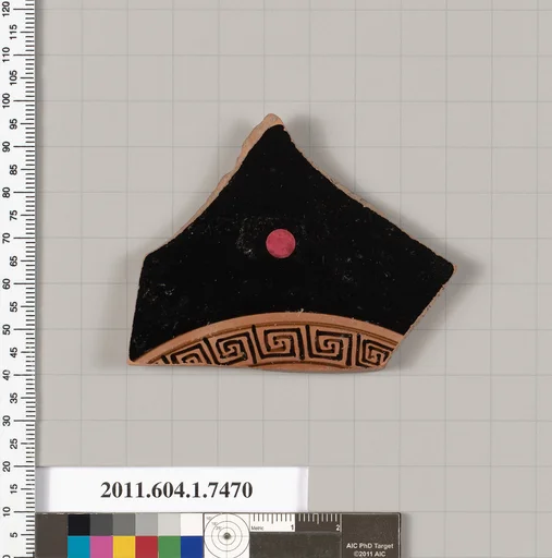 Terracotta fragment of a kylix (drinking cup)
