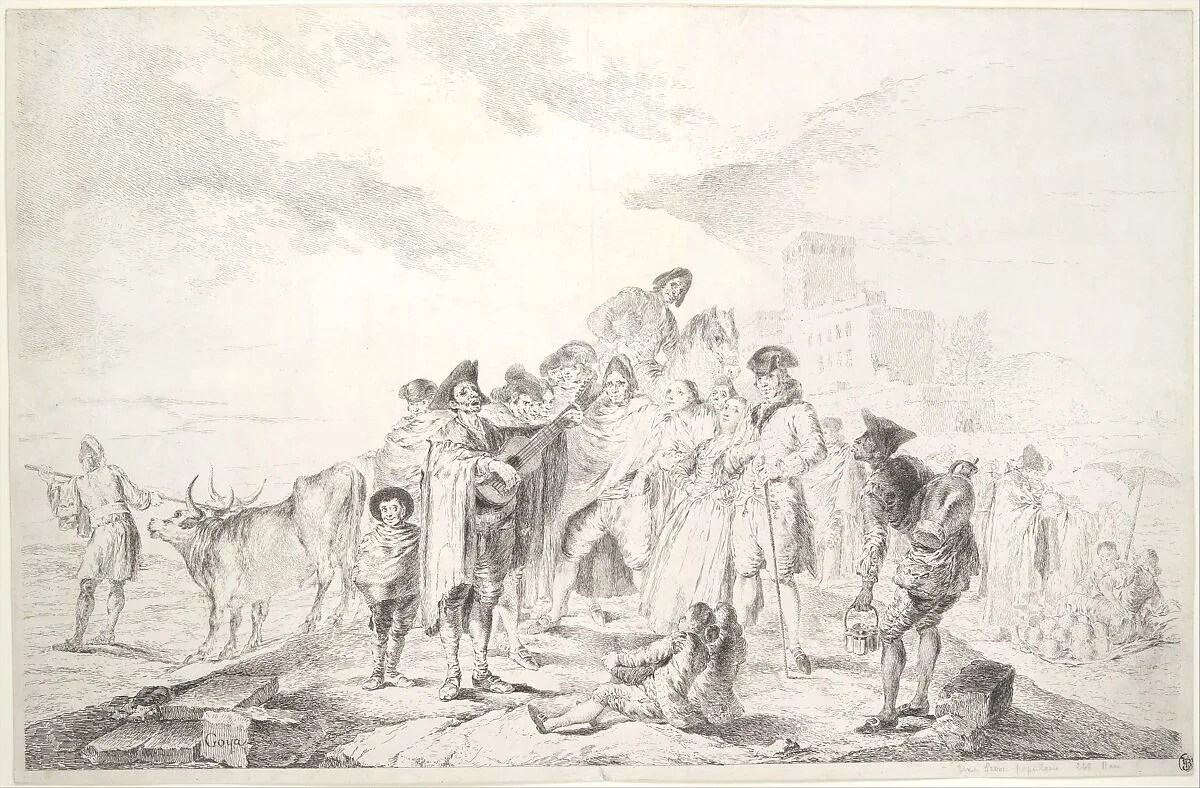 Blind Guitarist — Goya (Francisco de Goya y Lucientes)