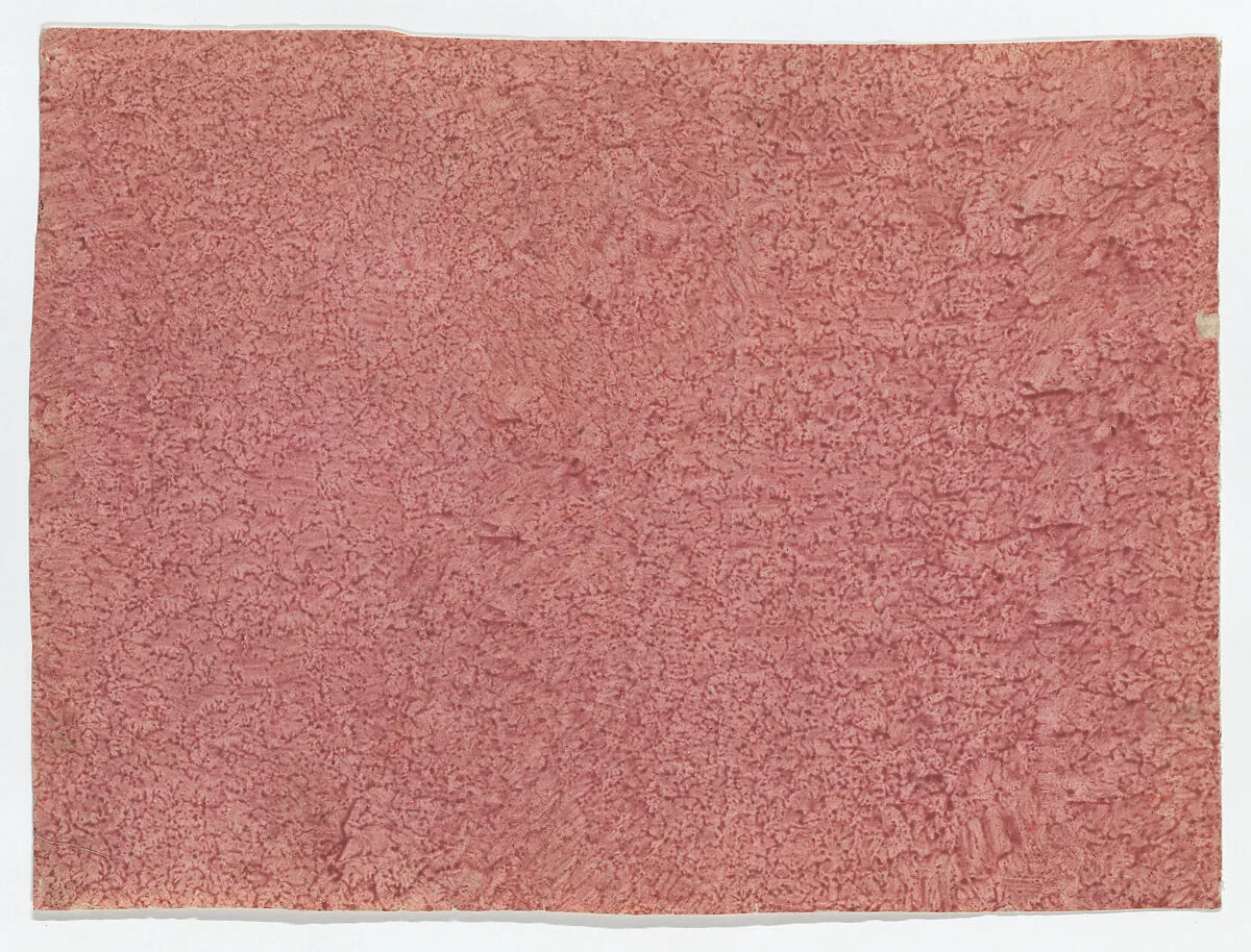 Red paste paper — Anonymous