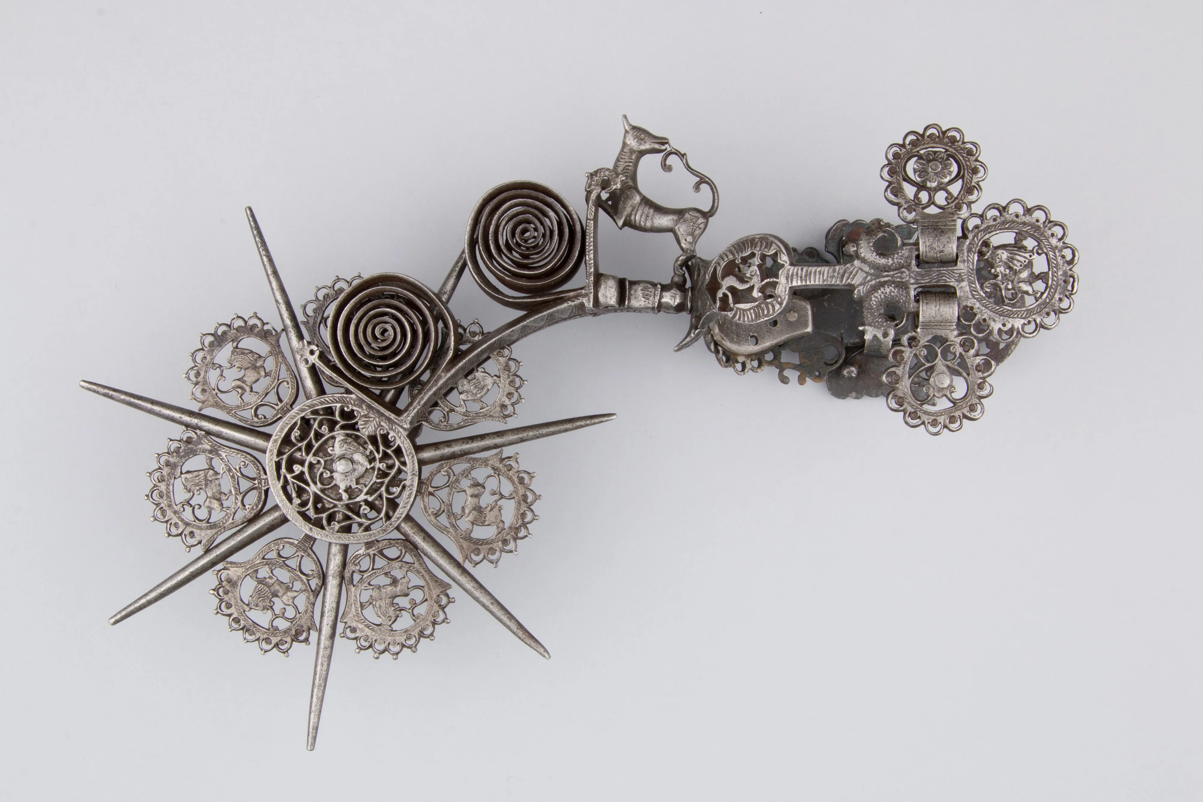 Pair of Rowel Spurs — Manuel Casco