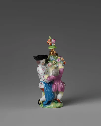 Gardener and boy in a group