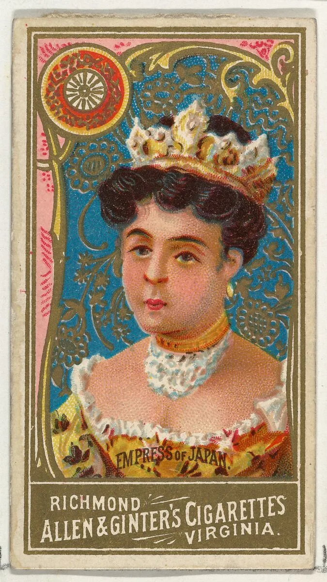 Empress of Japan, from World's Sovereigns series (N34) for Allen & Ginter Cigarettes — Allen & Ginter