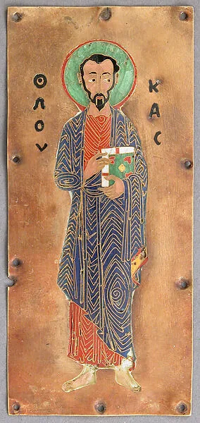 Plaque with Saint Luke — Unknown