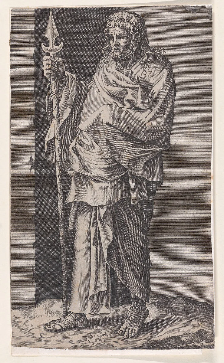 St. Simon, from Christ and the Apostles — Lambert Suavius|Lambert Lombard|Jakob Andreas Fridrich the Elder