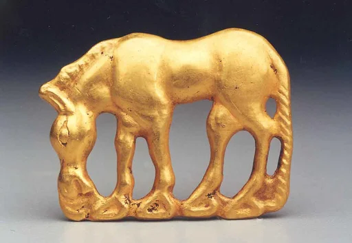 野驢紋金牌飾|Plaque in the Shape of a Grazing Kulan