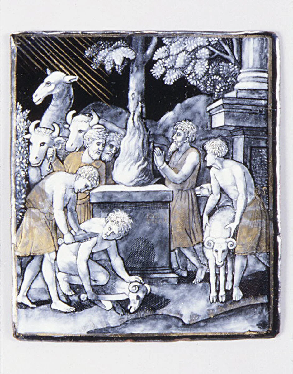 The Sacrifice of Noah — Master K.I.P.|Raphael (Raffaello Sanzio or Santi)|Marco Dente