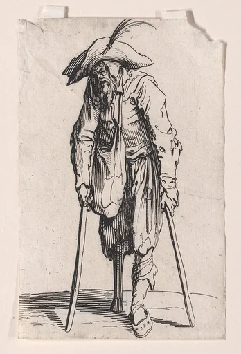 Le Mendiant a la Jambe de Bois (The Beggar with the Wooden Leg), from Les Gueux suite appelée aussi Les Mendiants, Les Baroni, ou Les Barons (The Beggars, also called the Barons)
