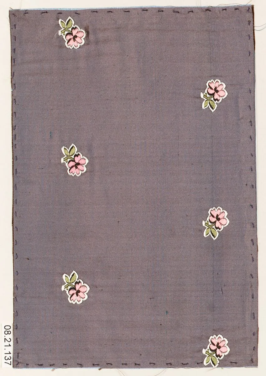 Textile sample — J. Claude Frères & Co.|Unknown Designer
