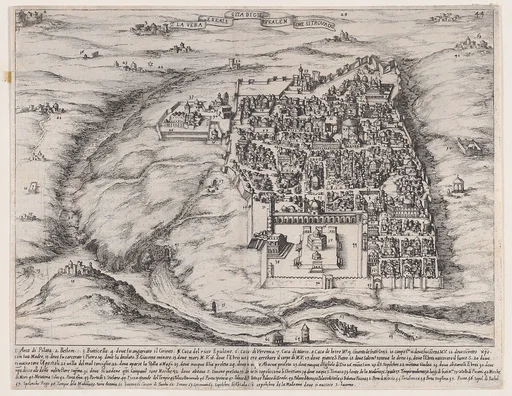 36th Plate, from Trattato delle Piante & Immagini de Sacri Edifizi di Terra Santa (Treatise of the Plans & Images of the Sacred Buildings of the Holy Land)