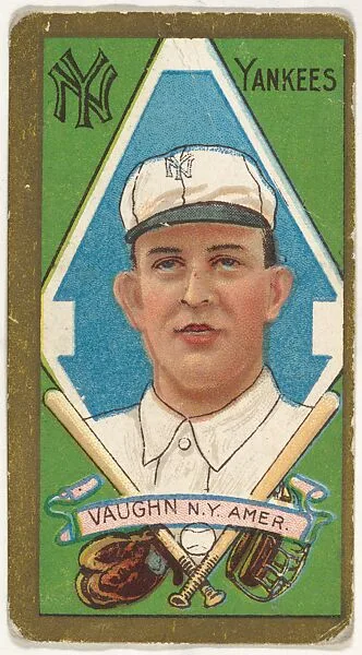 James Vaughn, New York Yankees, American League, from the "Baseball Series" (Gold Borders) set (T205) issued by the American Tobacco Company — American Tobacco Company