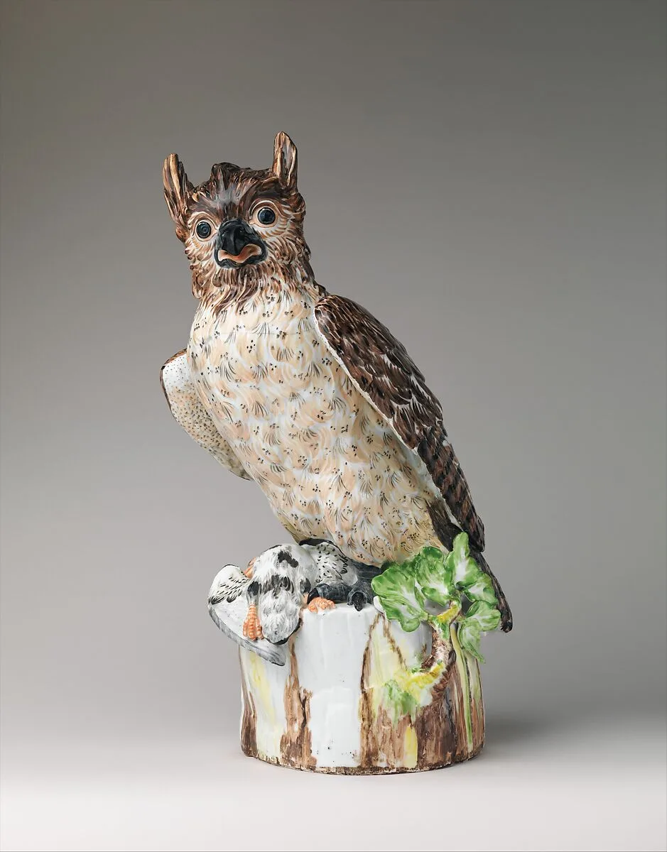 Eagle owl — Meissen Manufactory|Johann Friedrich Eberlein