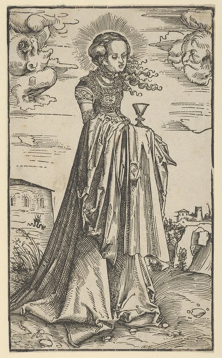 St. Barbara — Lucas Cranach the Elder