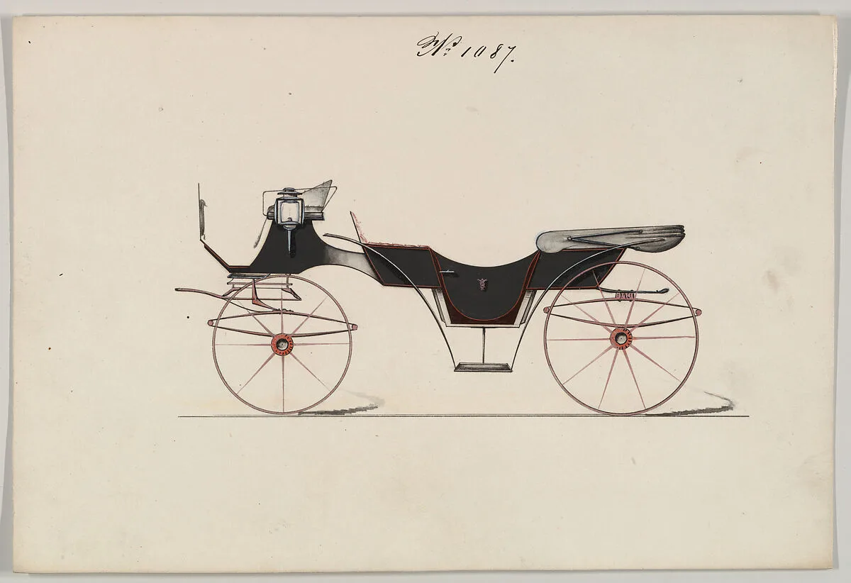 Design for Vis-à-vis, no. 1087 — Brewster & Co.