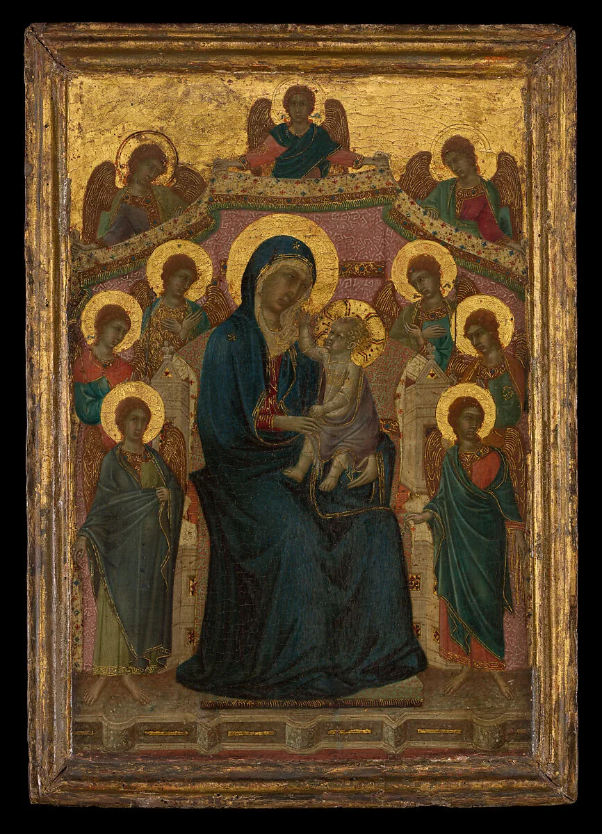 Madonna and Child with Nine Angels — Segna di Buonaventura