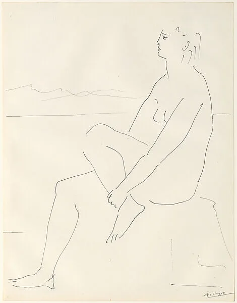 Seated Nude — Pablo Picasso