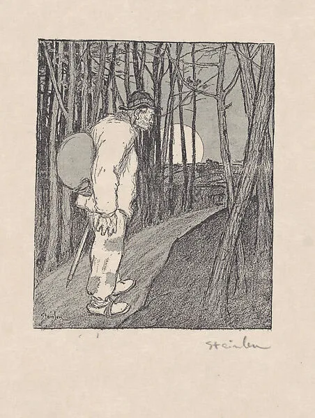 Dans la Vie (Proof for Book Illustration) — Théophile-Alexandre Steinlen