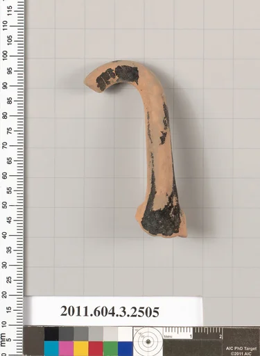Terracotta fragment of a kylix (drinking cup)