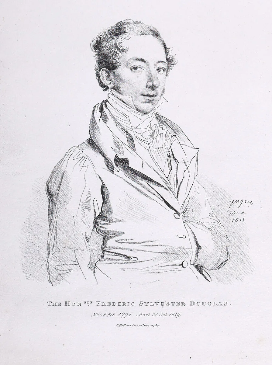 Portrait of Frederick Sylvester Douglas — Jean Auguste Dominique Ingres