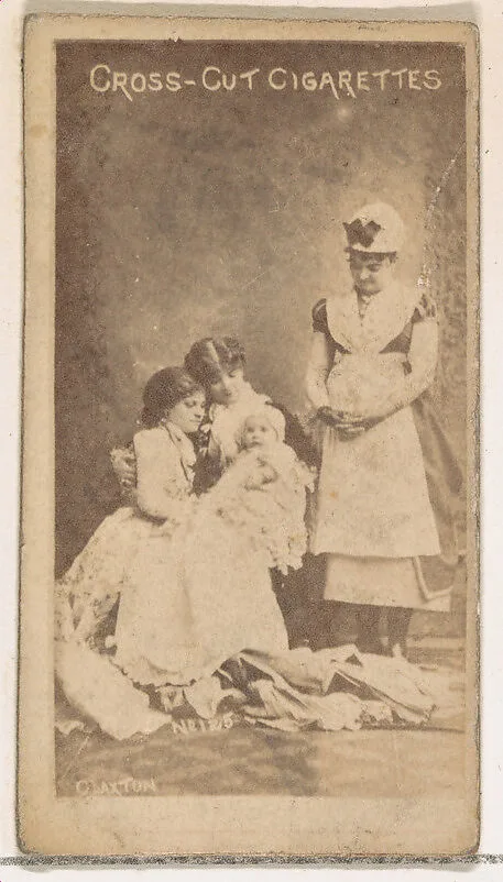 Card Number 125, Claxton, from the Actors and Actresses series (N145-1) issued by Duke Sons & Co. to promote Cross Cut Cigarettes — W. Duke, Sons & Co.