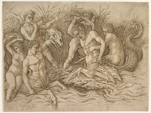 Battle of the Sea-Gods (right portion of frieze)