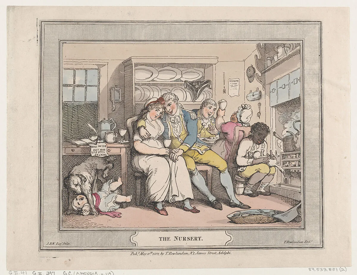 The Nursery — Thomas Rowlandson|Thomas Rowlandson|James Brydges Willyams