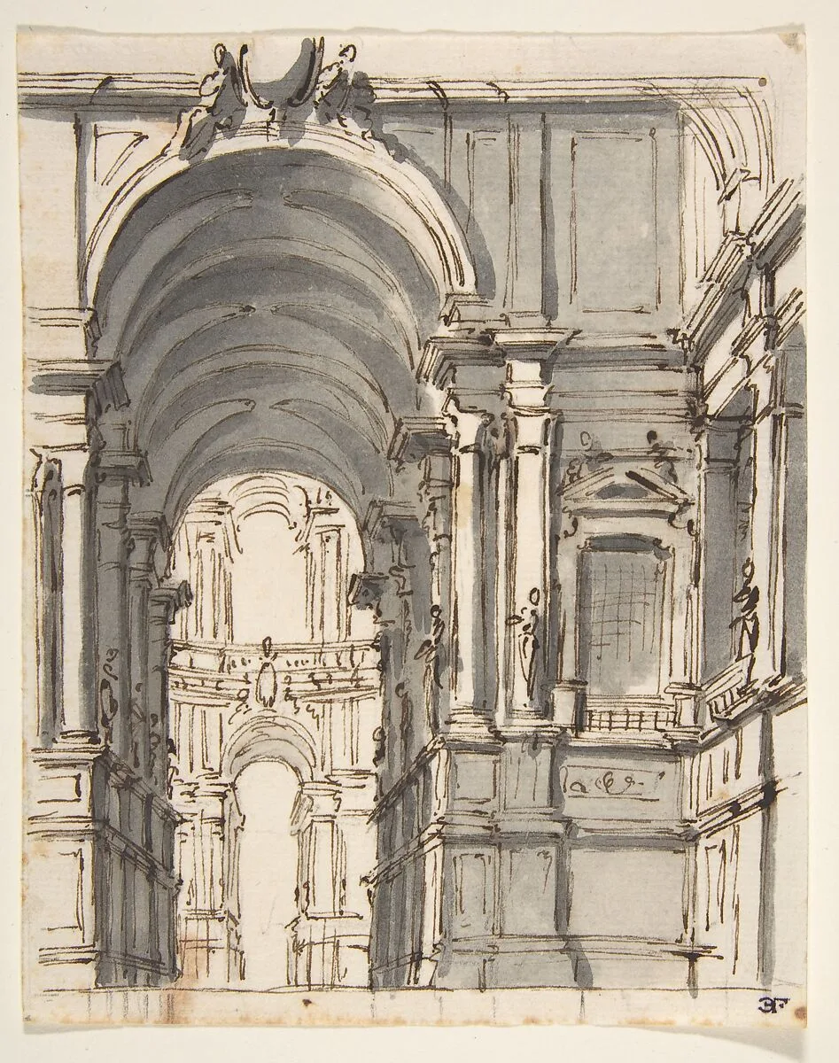 Design for Stage Set — Giovanni Battista Natali III