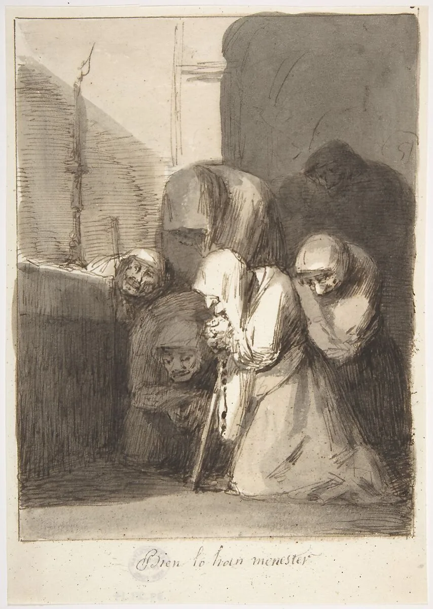 They Centainly Can Use It ("Bien lo han menester") — Leonardo Alenza y Nieto