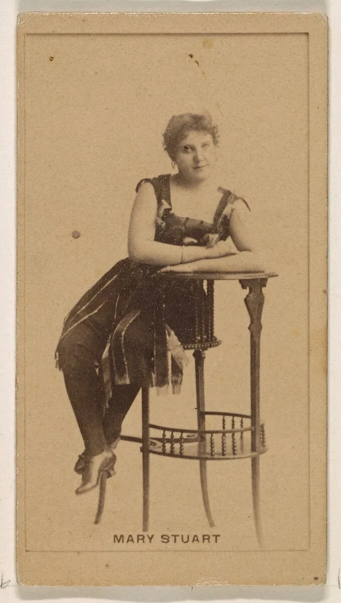 Mary Stuart, from the Actresses series (N245) issued by Kinney Brothers to promote Sweet Caporal Cigarettes — Kinney Brothers Tobacco Company