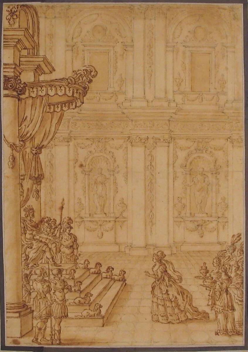 Esther before Ahasuerus — Anonymous, French, 18th century