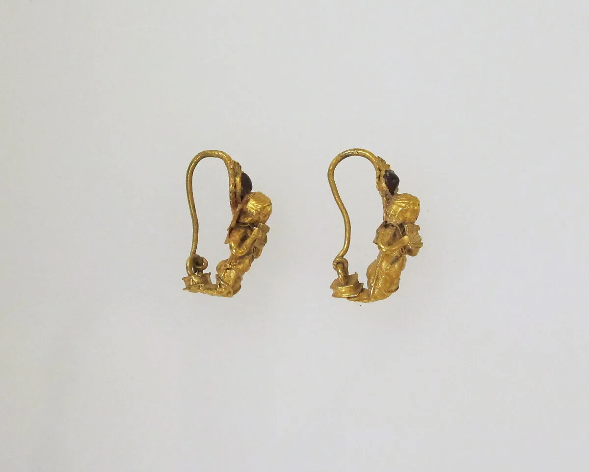 Earring with Eros — Unknown