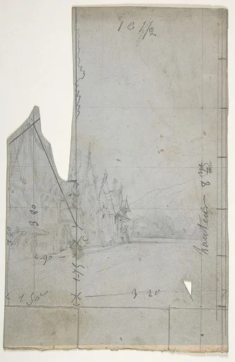 Design for a Stage Set at the Opéra, Paris