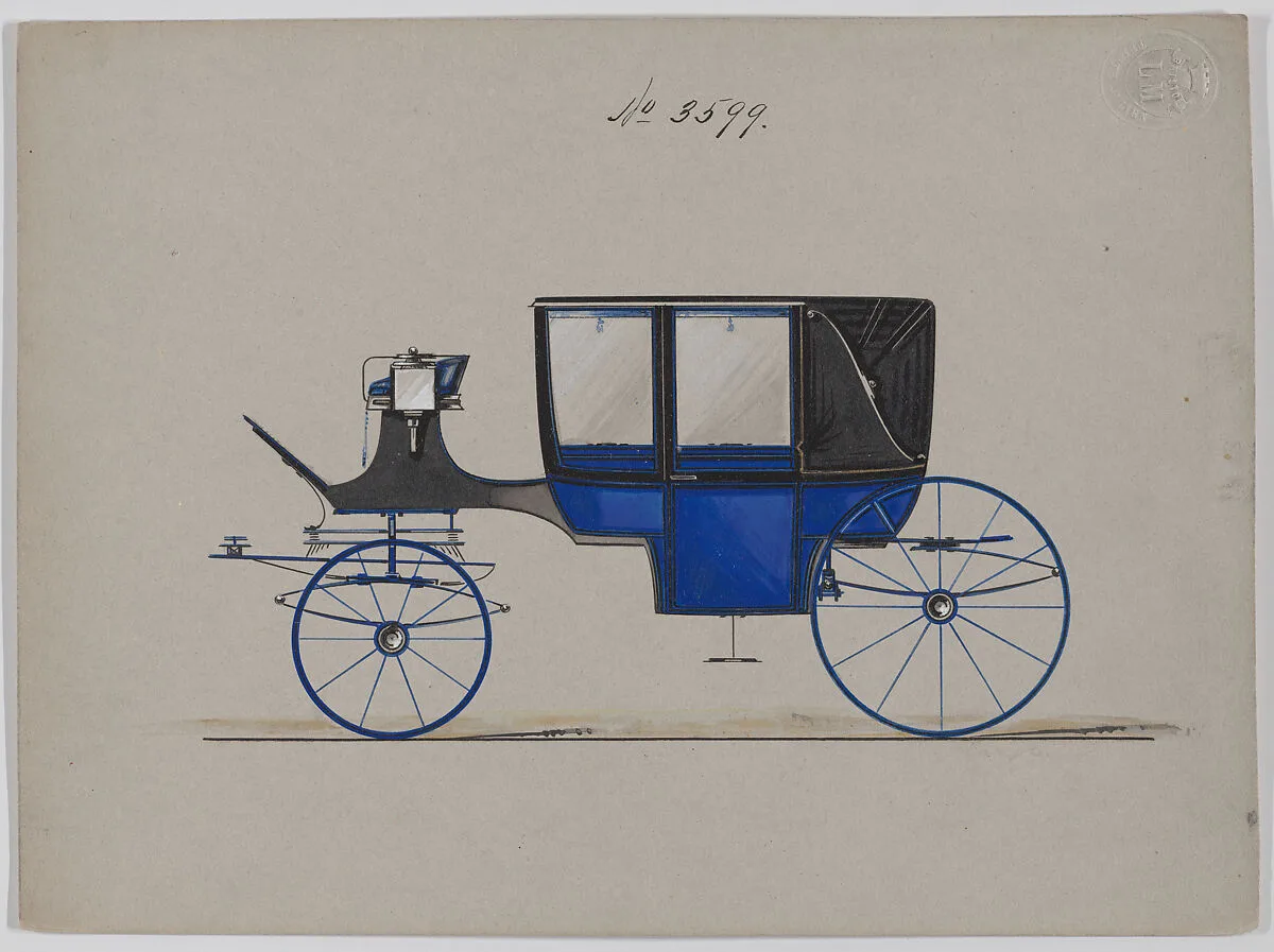 Design for Landau, No. 3599 — Brewster & Co.