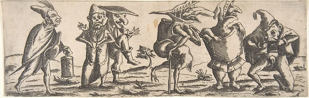 Procession of Monstrous Figures — Wendel Dietterlin, the Younger