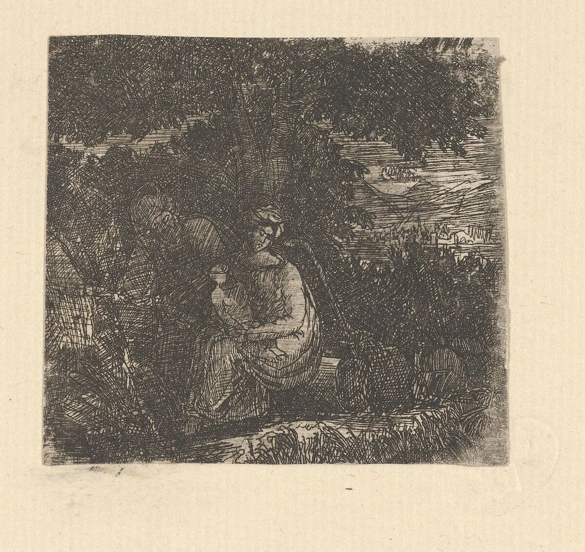 La Sainte Famille (The Holy Family) — Rodolphe Bresdin