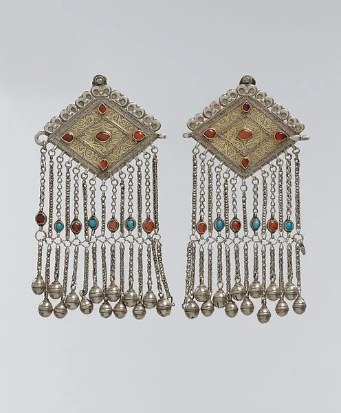 Lozenge-Shaped Pectoral Ornament, One of a Pair — Unknown