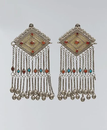 Lozenge-Shaped Pectoral Ornament, One of a Pair