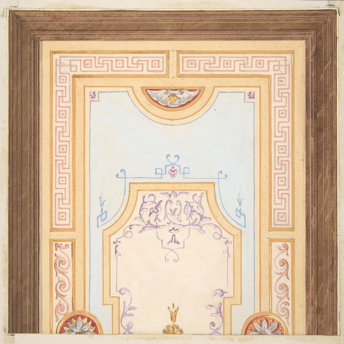 Design for a ceiling — Jules-Edmond-Charles Lachaise|Eugène-Pierre Gourdet