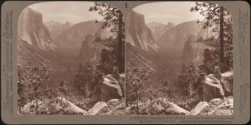 [Group of 23 Stereograph Views of Yosemite Valley Housed in Original Publisher's Box]