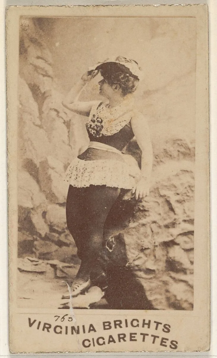 Card 765, from the Actors and Actresses series (N45, Type 5) for Virginia Brights Cigarettes — Allen & Ginter
