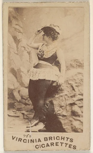 Card 765, from the Actors and Actresses series (N45, Type 5) for Virginia Brights Cigarettes