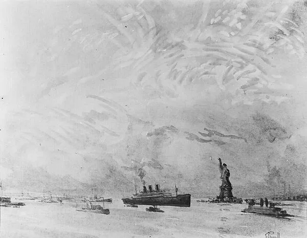 Booze Coming in Bootleggers Standing By — Joseph Pennell